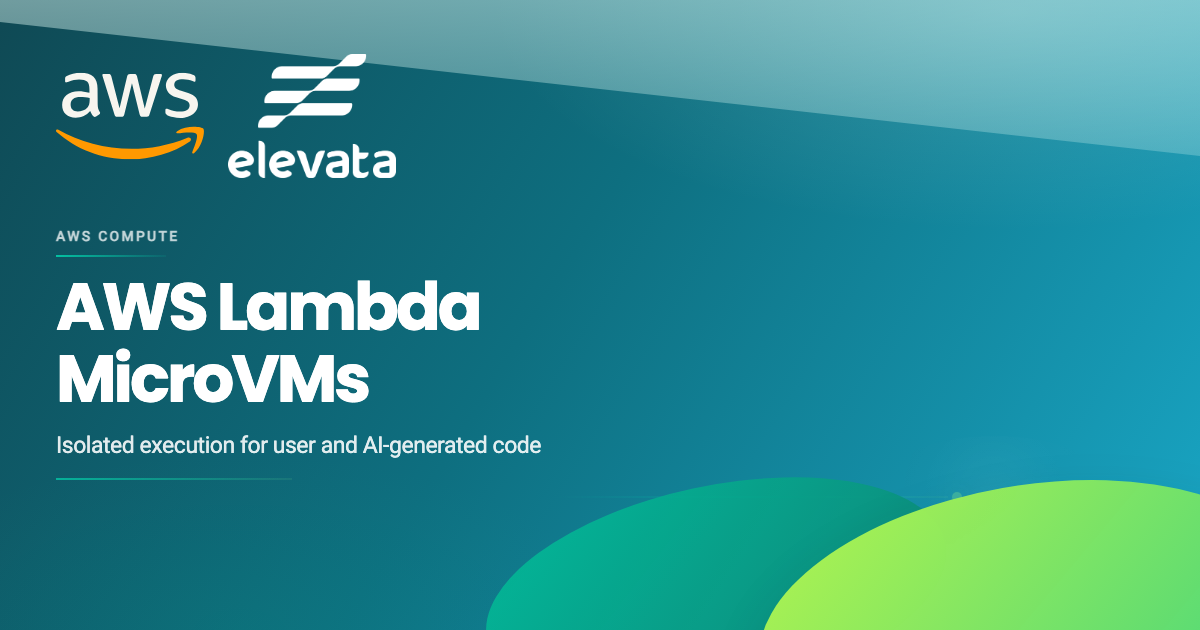 AWS Lambda MicroVMs for AI agents: architecture, security, costs, and when to use them