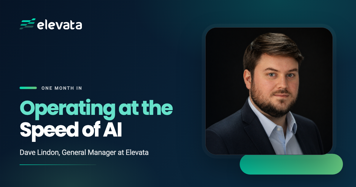 One Month In: What It Takes to Operate at the Speed of AI